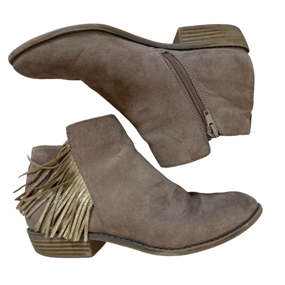 Dolce Vita Saidy Fringe Bootie Suede Size 5